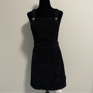 TopShop | Corduroy Suspenders Dress
